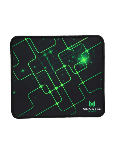 Mouse Pad Gamer Monster Games Start 23x20cm Pa346 Color Negro