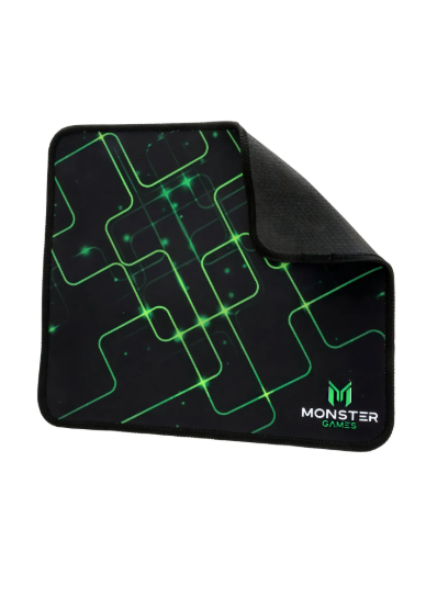 Mouse Pad Gamer Monster Games Start 23x20cm Pa346 Color Negro