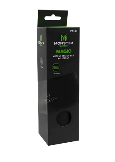 Mouse Pad Gamer Monster Games Magic 40x20cm Pa349 Color Negro