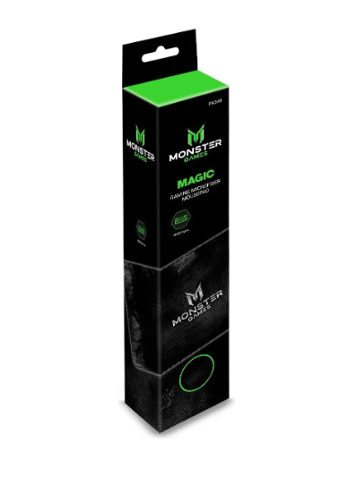 Mouse Pad Gamer Monster Games Magic 40x20cm Pa349 Color Negro