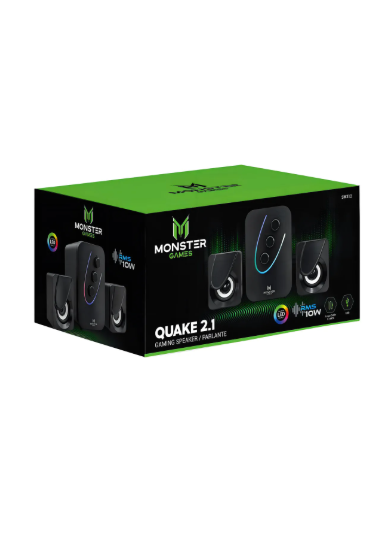 Subwoofer Monster Games Quake 2.1 Color Negro