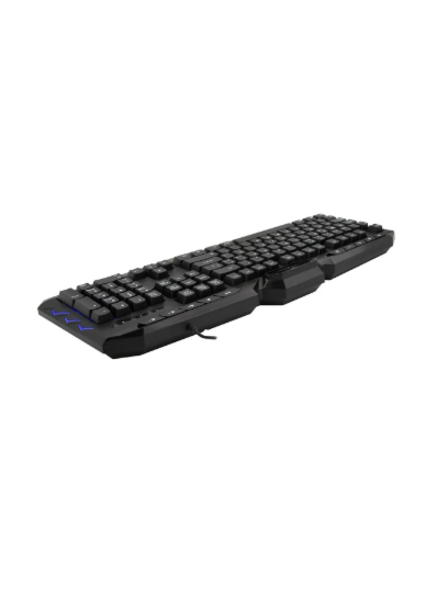 Teclado Gamer de membrana Onset T1026 Rgb en español Color Negro Monster Games