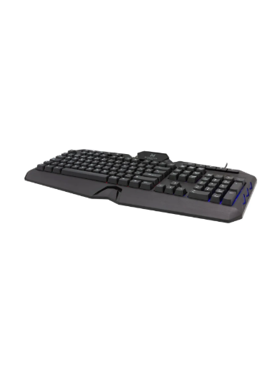 Teclado Gamer de membrana Onset T1026 Rgb en español Color Negro Monster Games