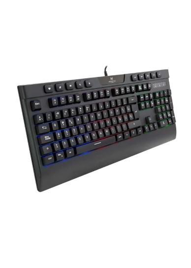 Teclado Gamer Membrana Monster Games Inception Español Usb