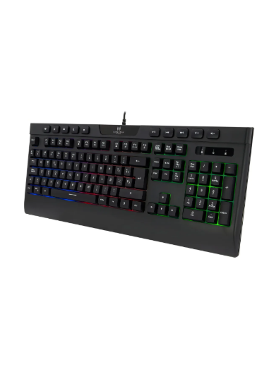 Teclado Gamer Membrana Monster Games Inception Español Usb