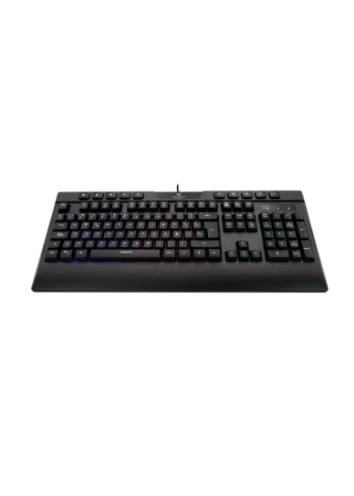Teclado Gamer Membrana Monster Games Inception Español Usb