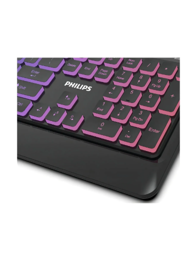 Teclado Gamer Philips G294 Retroiluminado Alambrico