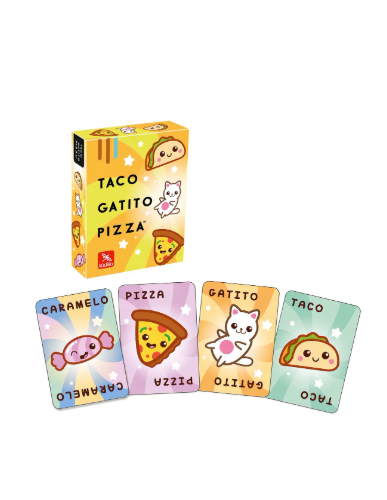 Juego De Mesa Taco Gatito Pizza En Español