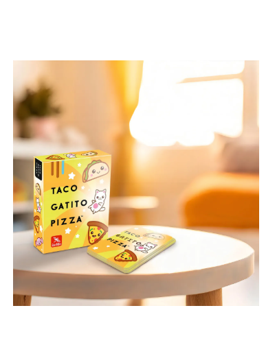 Juego De Mesa Taco Gatito Pizza En Español