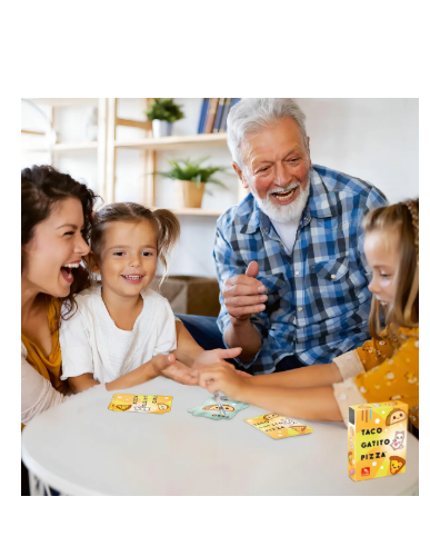 Juego De Mesa Taco Gatito Pizza En Español