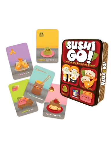 Juego De Mesa Gamewright Sushi Go Devir Estrategia Español