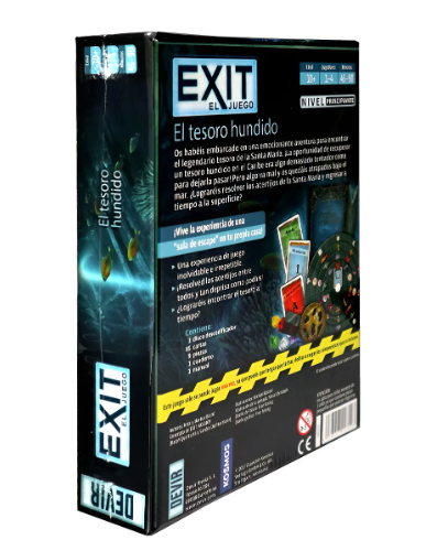 Juego De Mesa Devir Exit El Tesoro Hundido