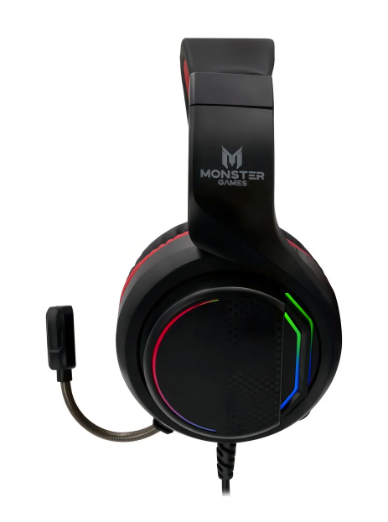Headset Gamer Monster Snap Color Negro