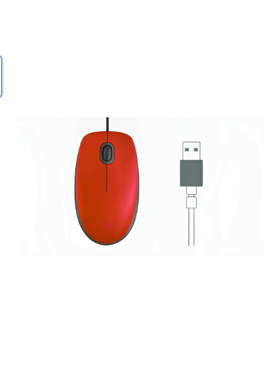 Mouse Logitech Usb M110 Silent 90% Mas Silencioso Rojo