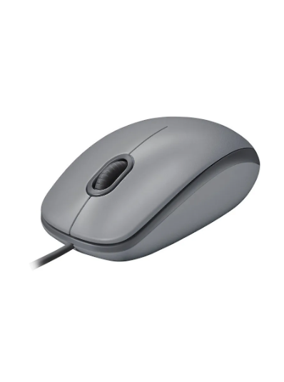 Mouse Alambrico Usb Logitech M110 Grey Silencioso Color Gris