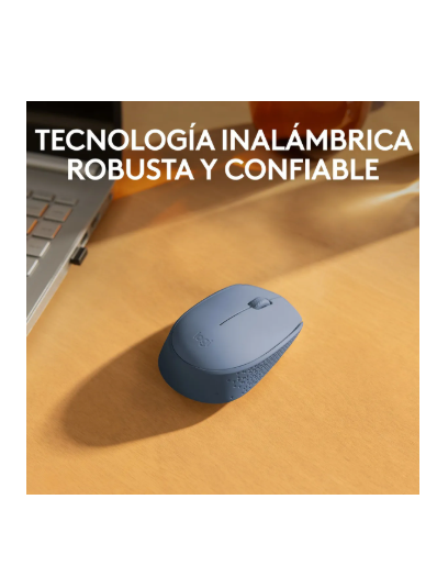 Mouse inalámbrico Logitech Inalámbrico M170  blue grey