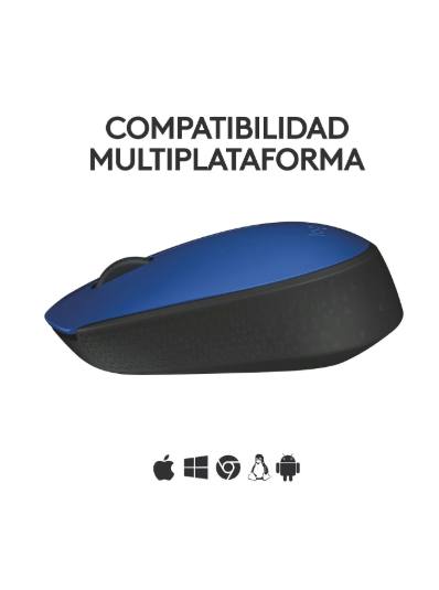 Mouse Inalambrico Logitech M170 Azul