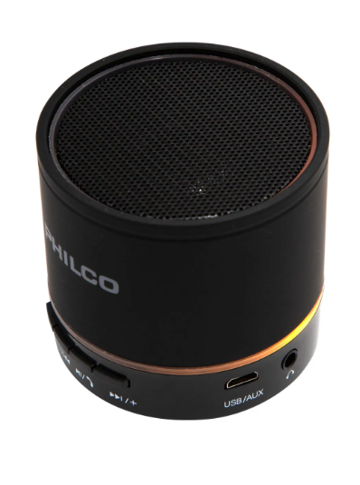 Parlante Portátil Bluetooth 3w P295 Negro, Philco Color Negro
