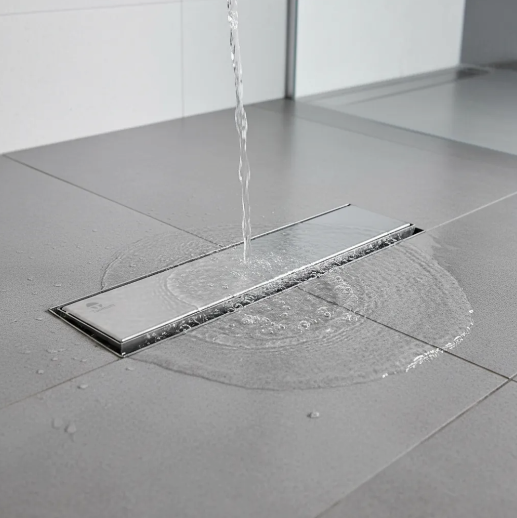 Desague Rejilla Al Piso Invisible 30 X 10cm Acero Inoxidable