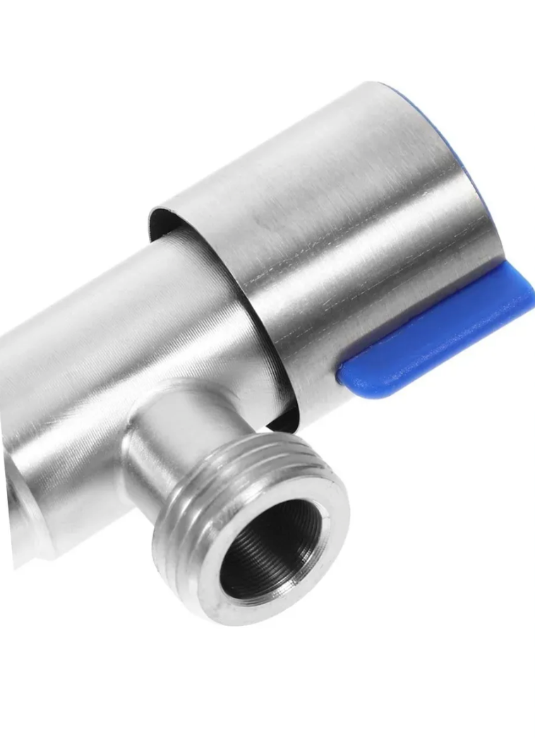 Llave Angular He-he 1/2 Acero Inoxidable Para Estanque Taumm