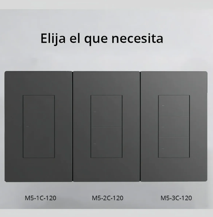 Interruptor Wifi De Pared Sonoff Switchman M5 De 3 Canales