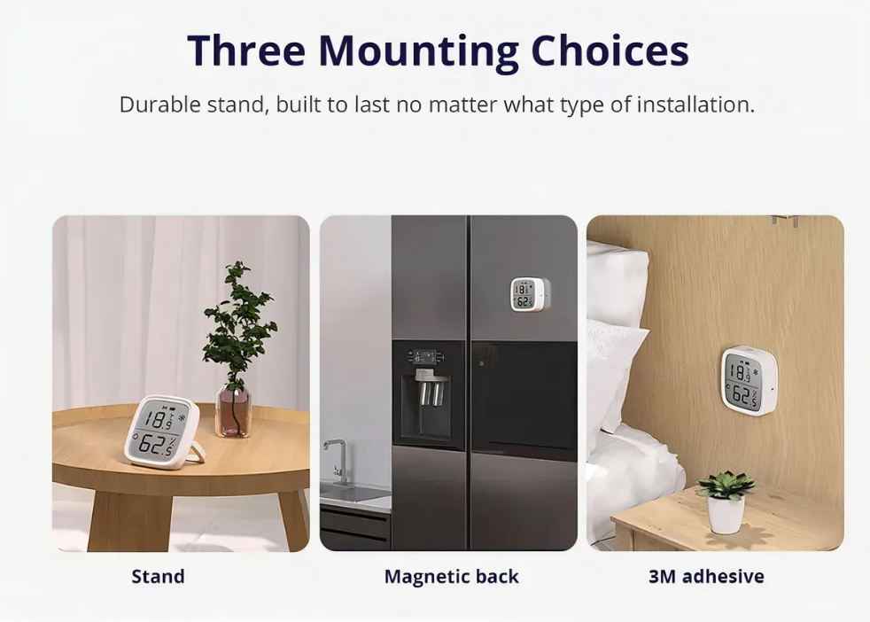 Sonoff Snzb-02d Sensor Temperatura Humedad Zigbee C/display