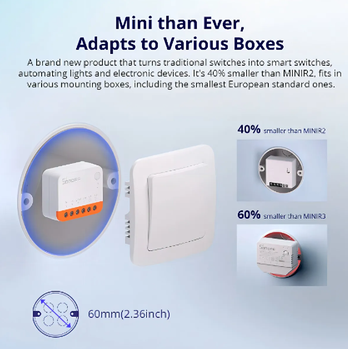 Interruptor Wifi Sonoff Mini R4 Extreme