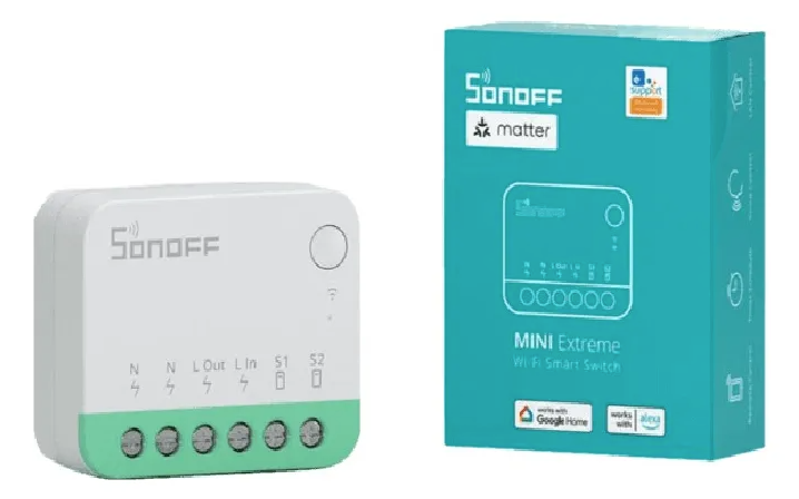 Interruptor Wifi Sonoff Mini Extreme - Matter Compatible MINIR4M