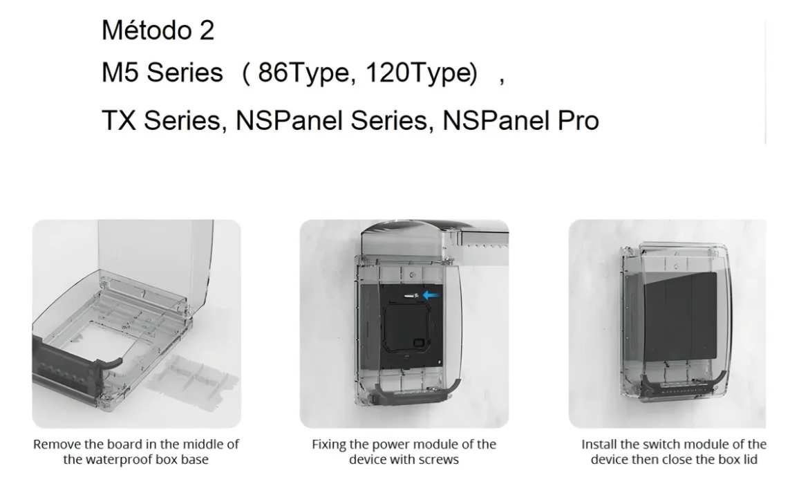 Caja Impermeable R2 para Interruptores Sonoff Waterproof Box R2
