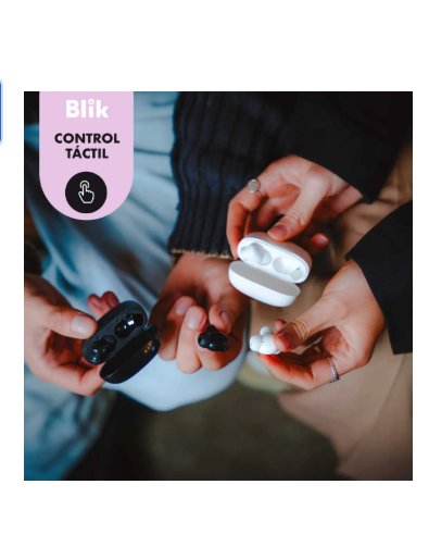 Audifonos Bluetooth Inalámbricos Blik Air500 Negro