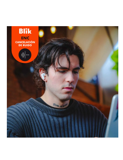 Audifonos Bluetooth Inalámbricos Blik Air500 Blanco