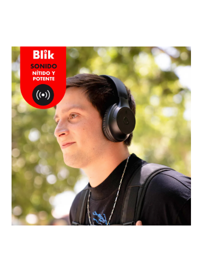Audífonos Bluetooth Blik Soul250 16 Hrs Color Negro