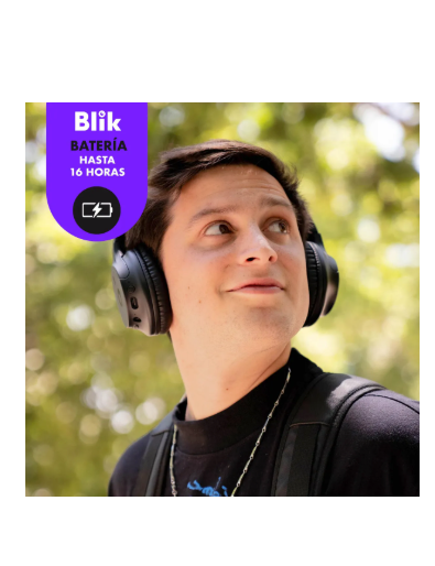 Audífonos Bluetooth Blik Soul250 16 Hrs Color Negro