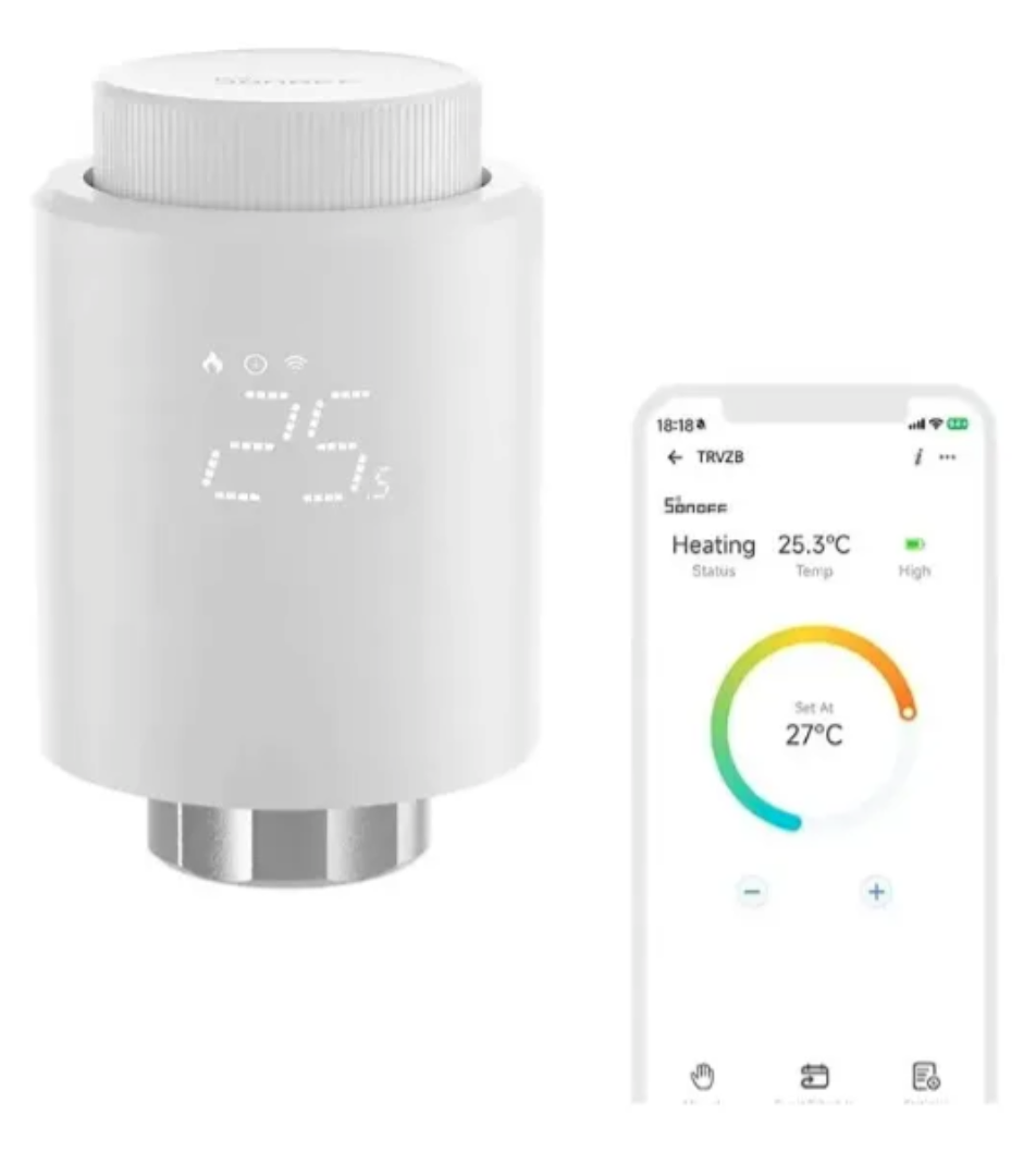 Válvula Termostato Zigbee Para Radiador - Sonoff