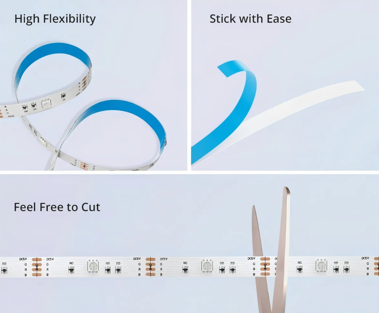 Tira Led Wifi Rgb Sonoff L3 5m Ip20