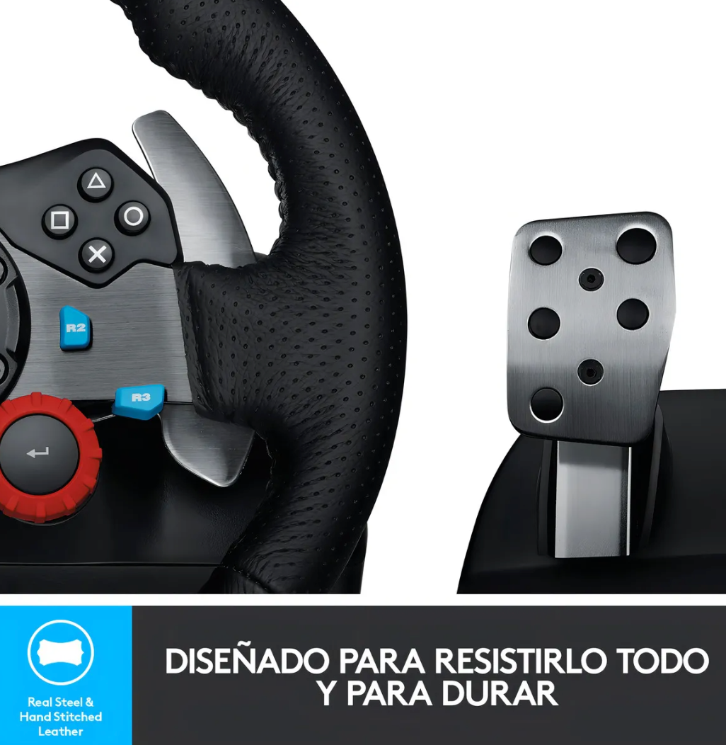 Volante para videojuegos Logitech G29 G29 DRIVING FORCE color negro
