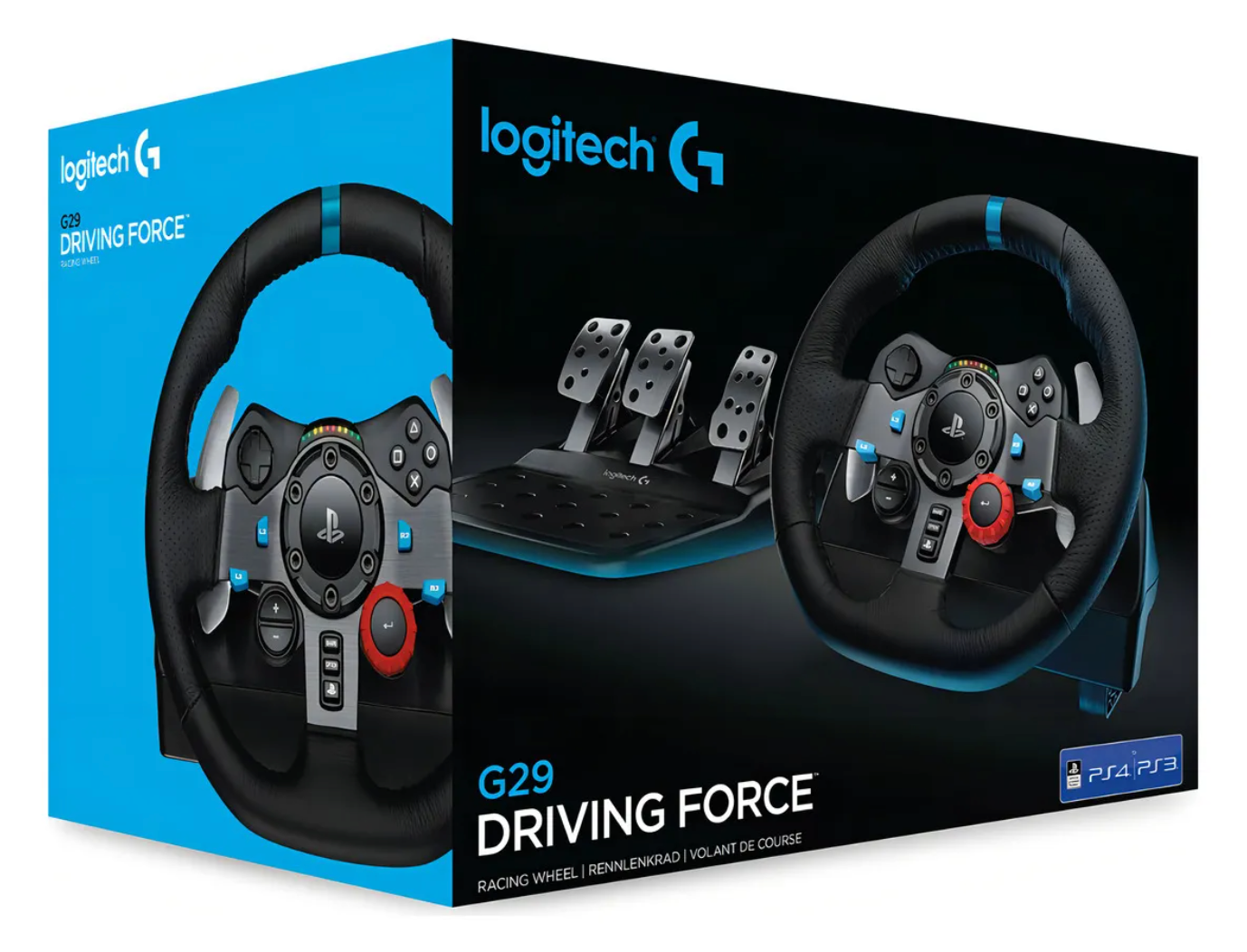 Volante para videojuegos Logitech G29 G29 DRIVING FORCE color negro