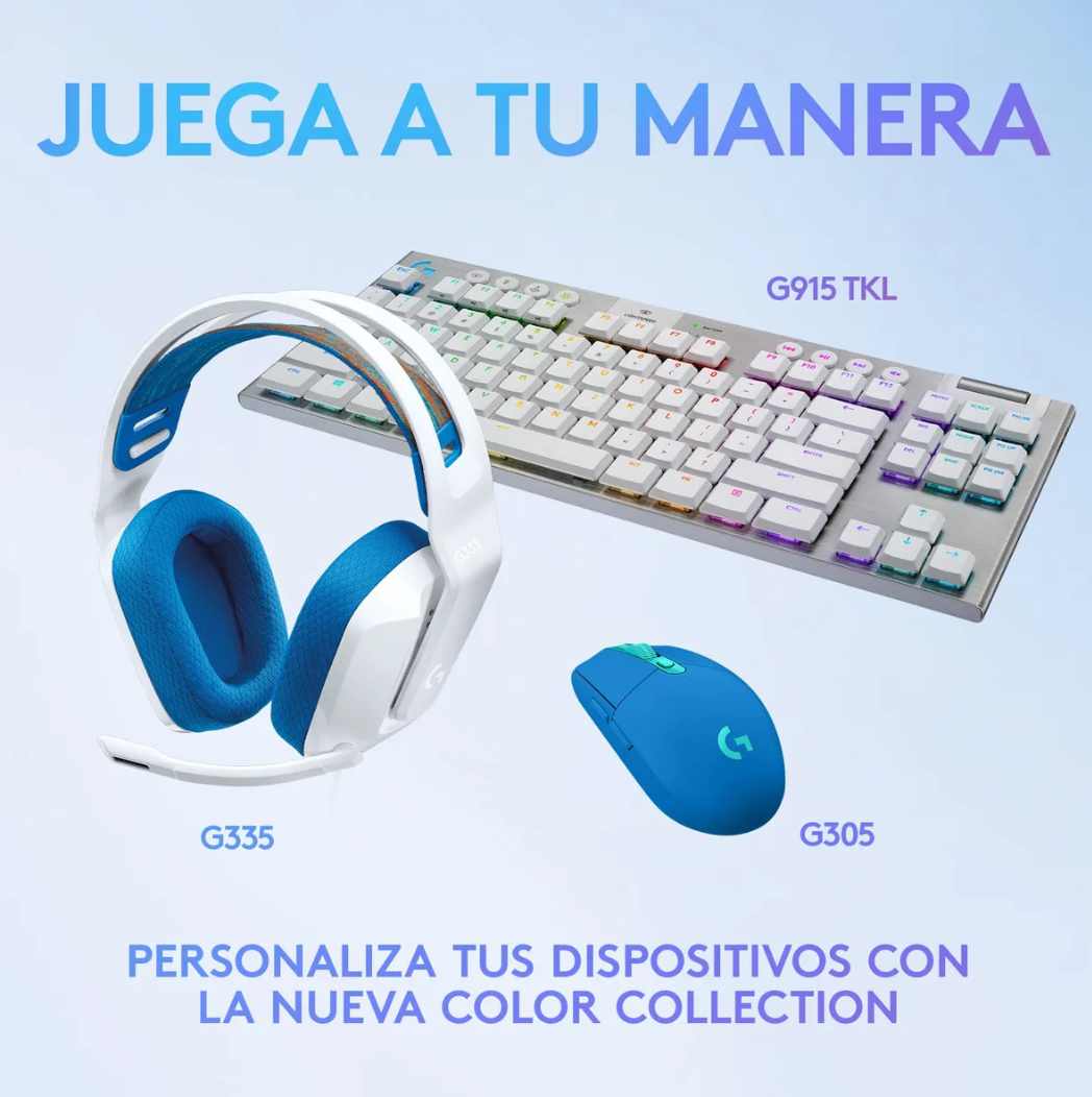 Audifono Gamer Logitech G335 White Pc/ps4/switch/xbox Color Blanco
