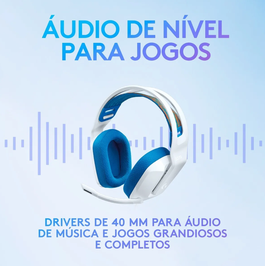 Audifono Gamer Logitech G335 White Pc/ps4/switch/xbox Color Blanco