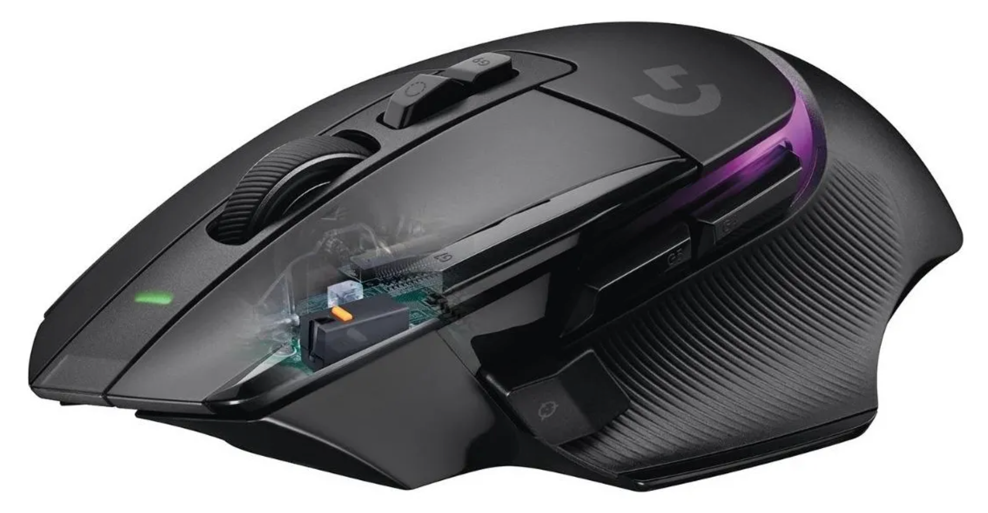 Mouse gamer inalámbrico recargable Logitech G Serie G G502 X Plus black