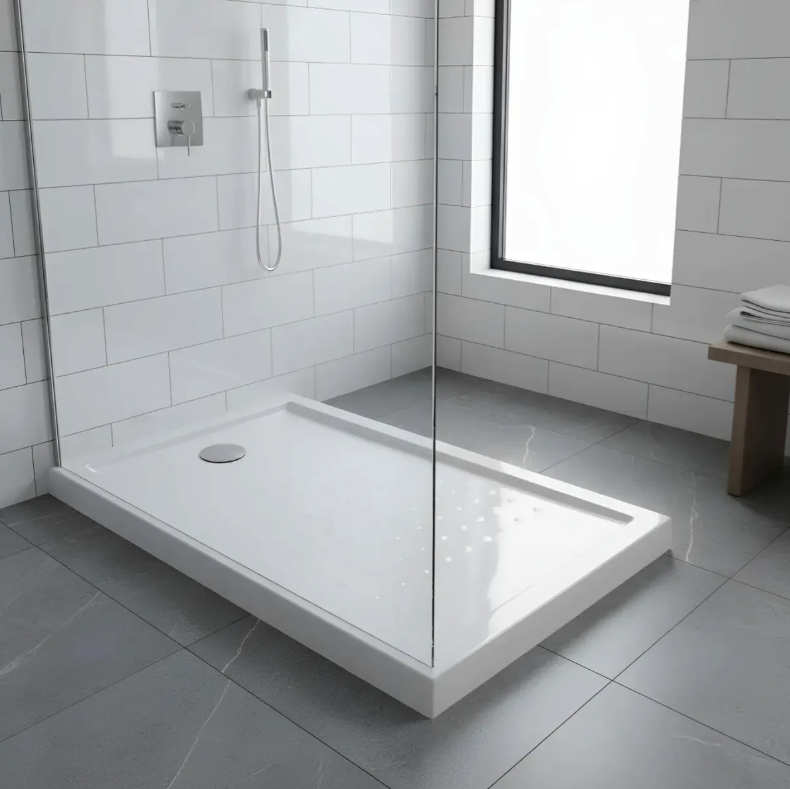 Receptáculo Ducha Xl 140x70 Acrilico Blanco Reforzado Taumm Blanco
