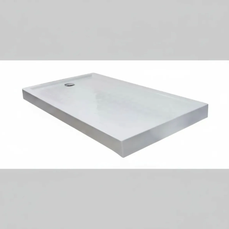 Receptáculo Ducha Xl 140x70 Acrilico Blanco Reforzado Taumm Blanco