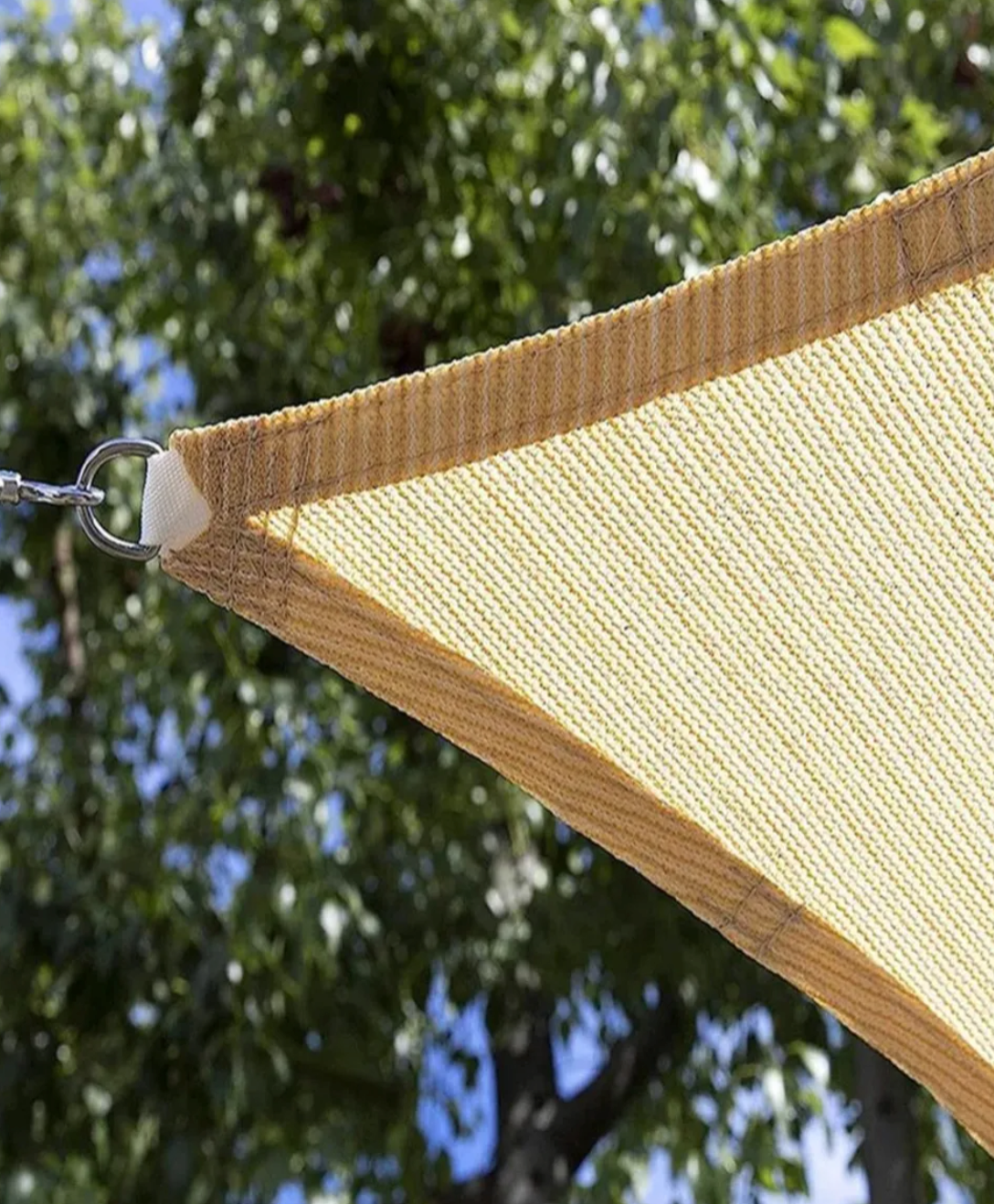 Toldo Vela Triangular Eoland 5x5x5 Sombreadora Triangular Protector Uv Jardin Terraza Malla Raschel