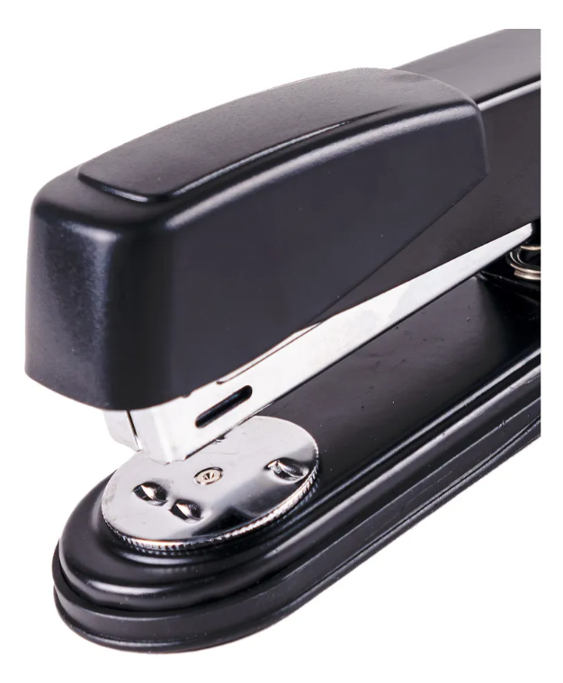Engrapadora Metálica Negra 20 Hojas Mister Office 7423 24/6 - 26/6