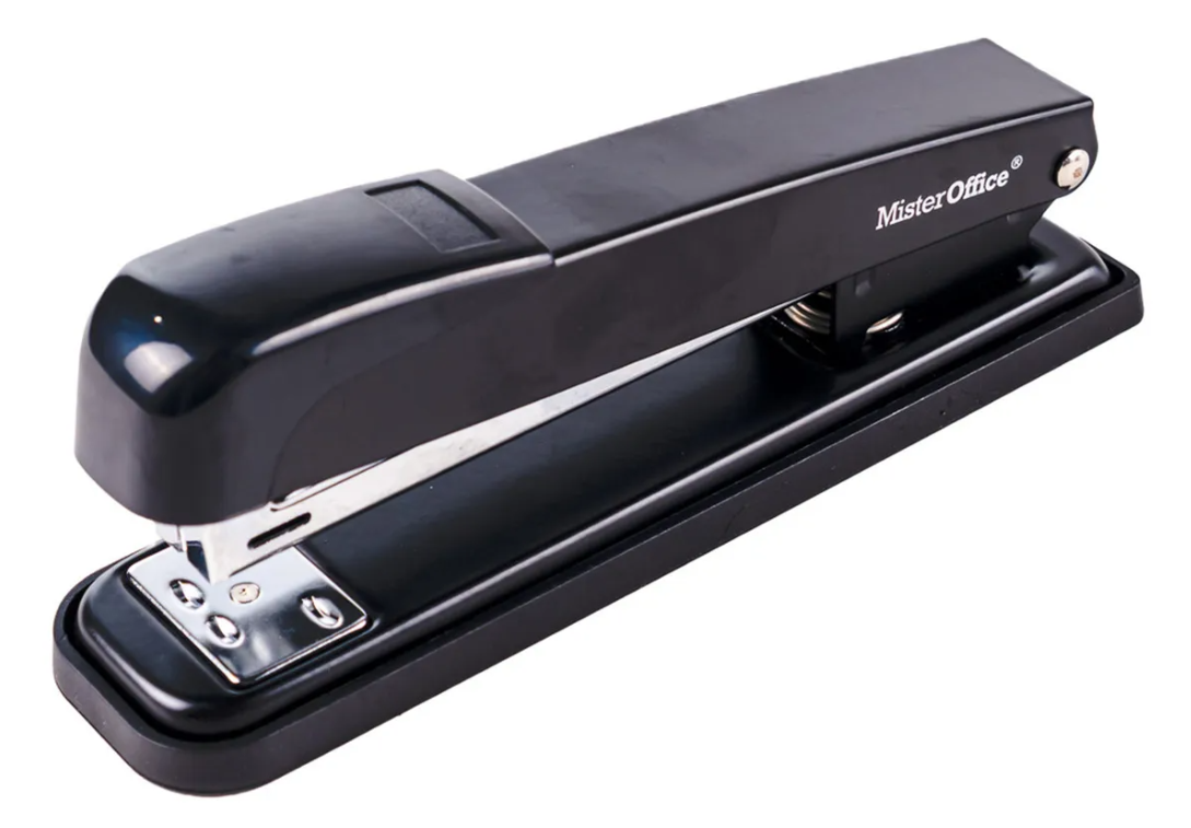 Corchetera Metálica Mediana 20 Hojas Mister Office Negro – Factorynet