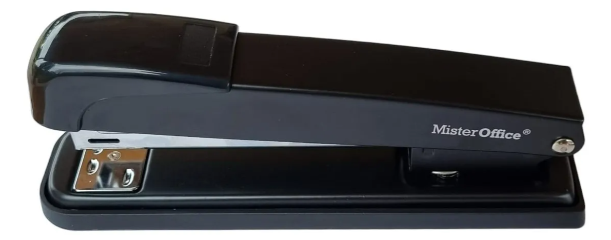 Corchetera Metálica Mediana 20 Hojas Mister Office Color Negro