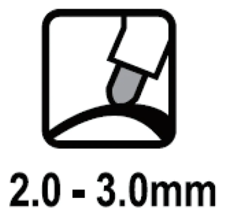 Marcador Permanente Plumón 12 Unidades Mister Office Punta Redonda Negro Negro - Punta Redonda