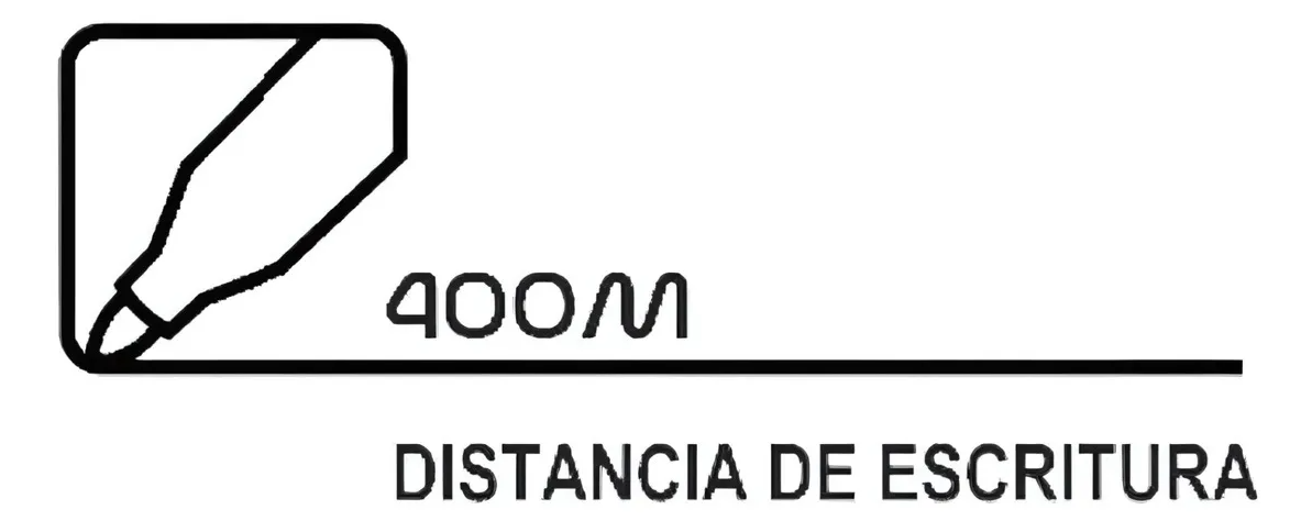 Marcador Permanente Plumón 12 Unidades Mister Office Punta Redonda Negro Negro - Punta Redonda