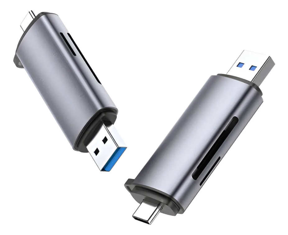 Lector de tarjetas 2 en 1 usb c otg ugreen cm158 50706
