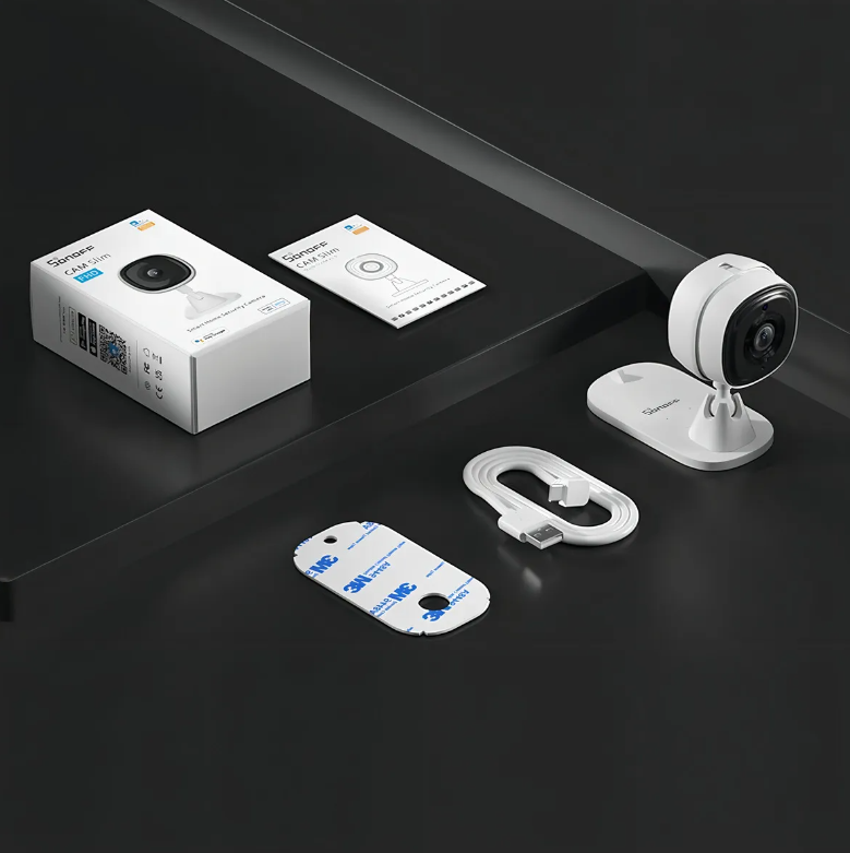 Cámara De Seguridad Wifi 1080p Hd Sonoff S-cam Color Blanco
